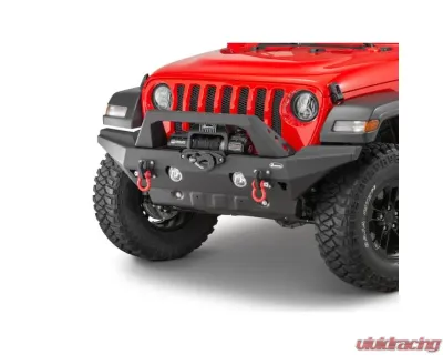 Quadratec Aluminum Brute Strength Winch Bumper Full Width Bumper Jeep Gladiator JT | Wrangler 2018-2021 - 12057 0260